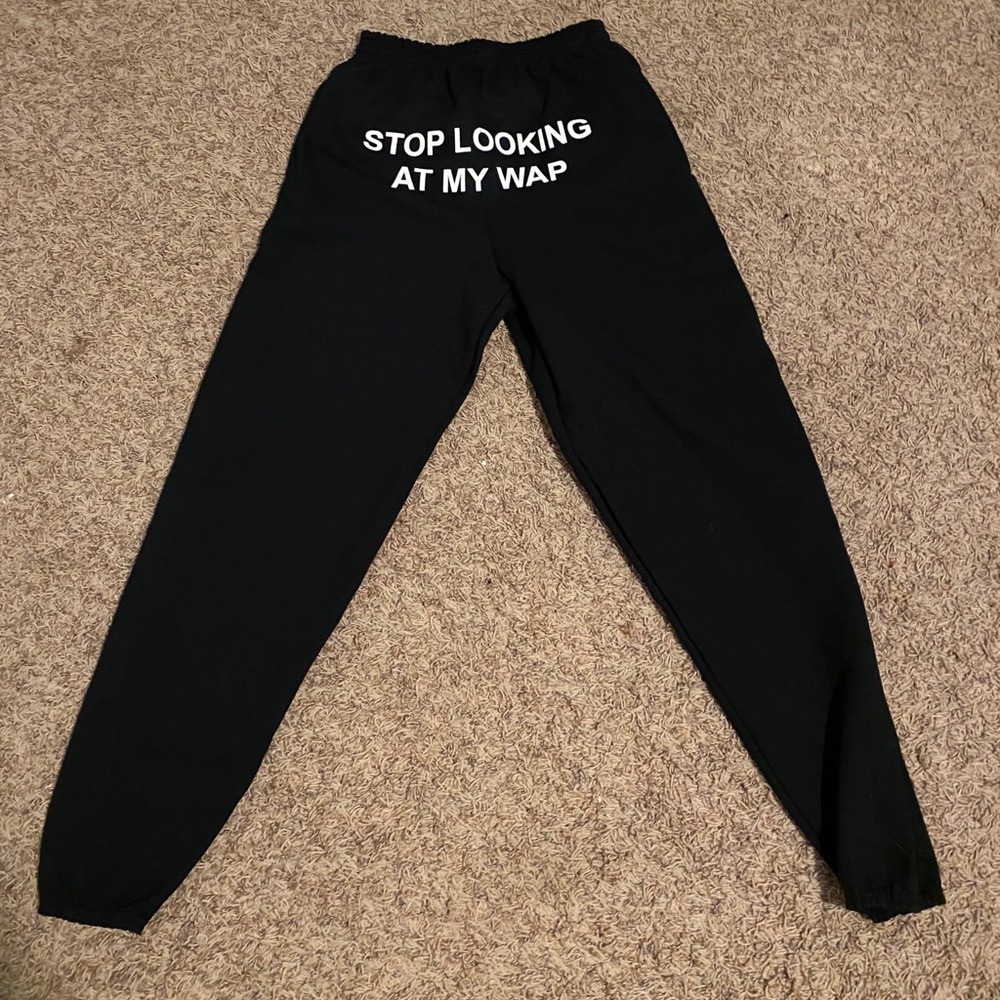 Pizza Slime “Stop Looking At My WAP” Sweatpants